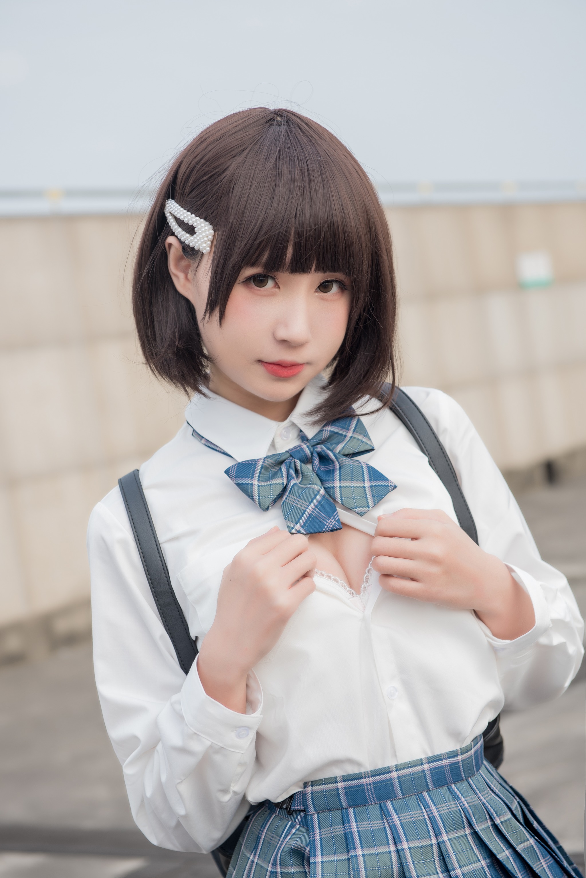 图片[1]-西园寺南歌 –  NO.001 少女裙底 [22P]-XikXak